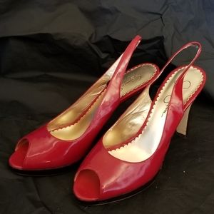 Red Jessica Simpson Heels